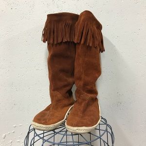 Vintage tall moccasins